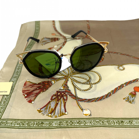 Ochelari soare Mateo Ferari Cats Eye & Esarfa Matase [0]