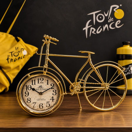Ceas de Masă Decorativ Bicicletă Aurie [2]