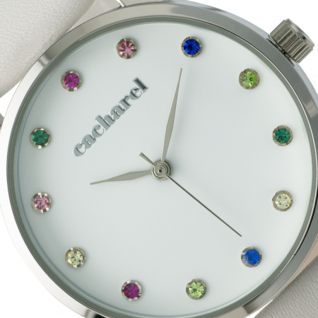 Ceas Cacharel Multicolor Crystals White [1]
