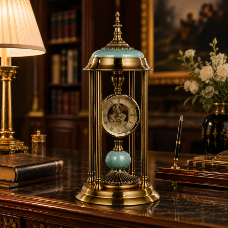 Cadouri Bărbați – Idei Inspirate pentru El - Ceas Old Money Classic  cu Mecanism Vizibil – Eleganță și Rafinament pentru Cadouri de Lux