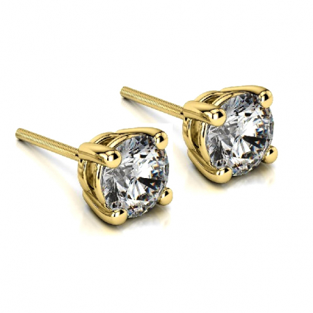 Ceas Preziosa Ungaro White si Cercei Gold Studs [6]