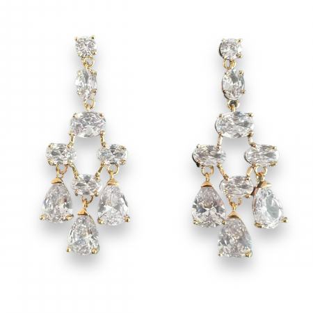 Ceas Q&Q, Cercei Gold Flower si Esarfa Matase Borealy [1]