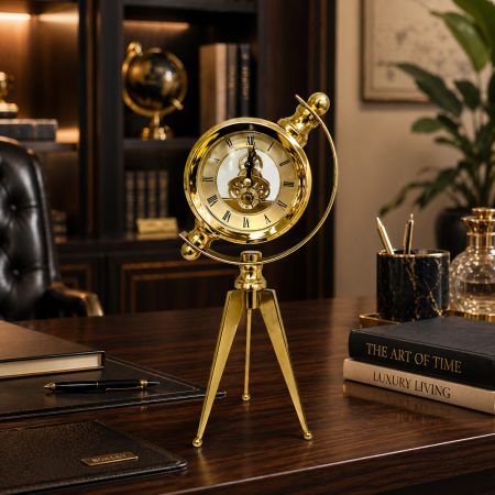 Cadouri pentru Fini - Chrono Élysée – Ceas Skeleton Auriu