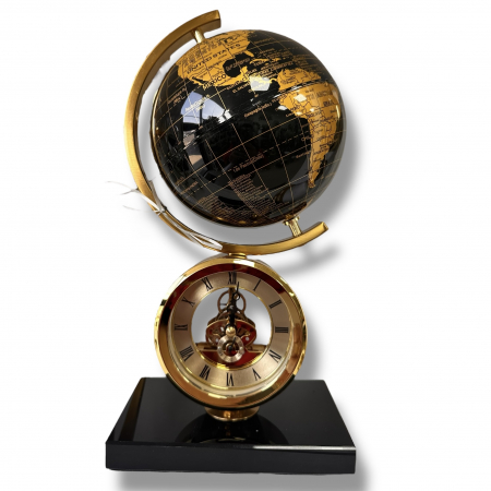 Cadouri Femei - Ceas World Black - Gold Marble Luxury