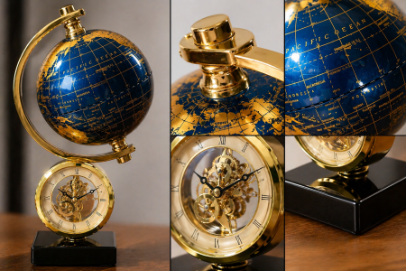 Ceas World Clock Bleumarine [1]