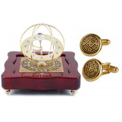 Set Ceas Zodiac Gold Plated by Credan si Butoni Gold Round by Credan [0]