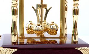 Set Ceas Danube by Credan si Butoni Gold Round by Credan [3]