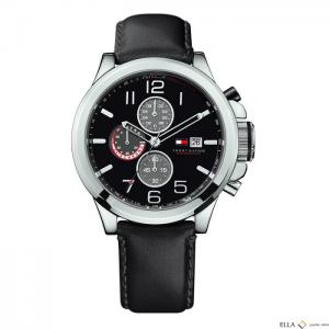 Ceas Tommy Hilfiger Black Leather [0]