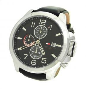 Ceas Tommy Hilfiger Black Leather [1]