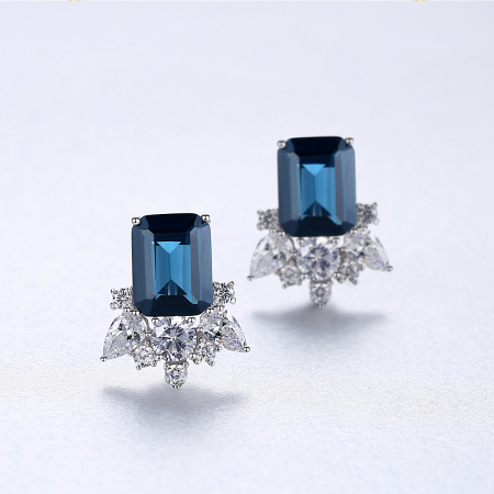 Cercei Lady Sapphire Blue Green [3]