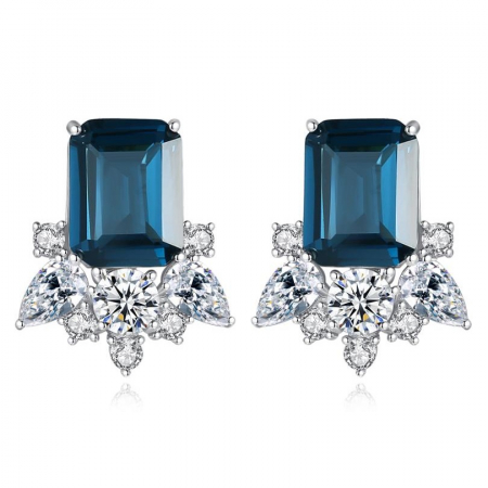 Cercei Lady Sapphire Blue Green [0]