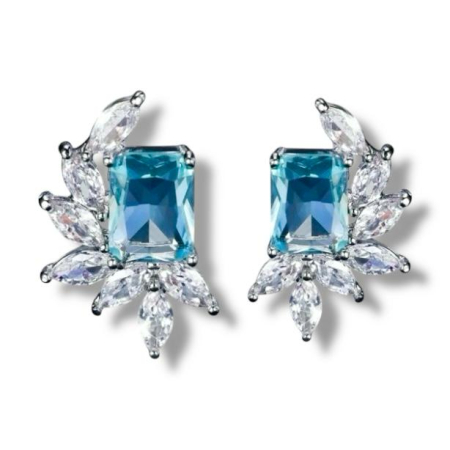 Bijuterii - Cercei Borealy Blue Cristal Sassy