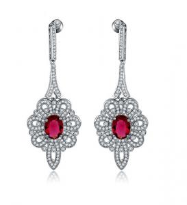 Cercei Borealy Chandelier Dhalia Red [0]