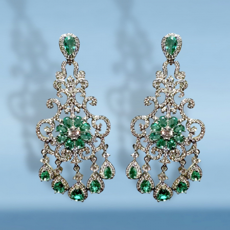 Cercei Borealy Chandelier Green Flower [1]