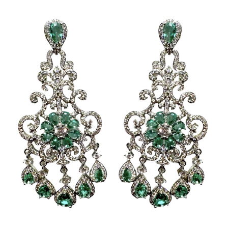 Cercei Borealy Chandelier Green Flower [2]