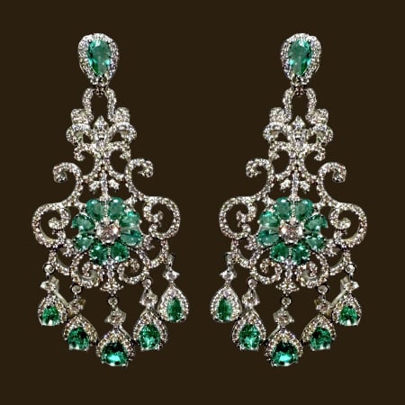 Cercei Borealy Chandelier Green Flower [3]