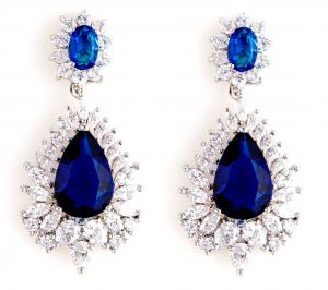 Cercei Borealy Dantelle Blue Paraiba [0]