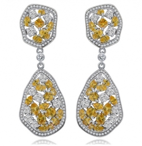 Cercei Borealy Simulated Topaz Chandelier [0]