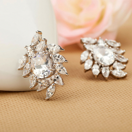 Cercei Bridal Flower Glamour [1]