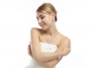 Set Cercei si Colier Borealy Crystals Dolce Luxury [5]