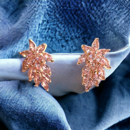 Cercei Irisa Flower Pink [1]