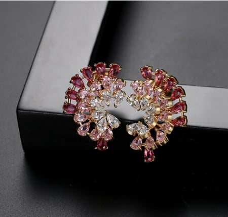 Cercei Luxury Evantai Red [2]