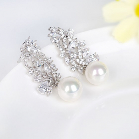 Noblesse Cercei Pearl Simulated Diamond [4]