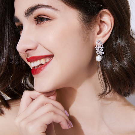 Noblesse Cercei Pearl Simulated Diamond [1]