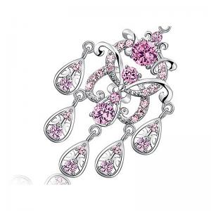 Cercei Borealy Diamonds Chandelier Clara Pink [2]