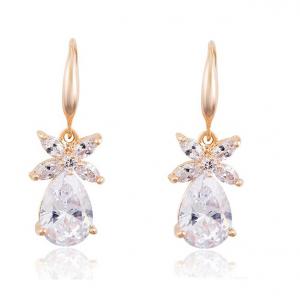 Cercei Borealy Gold Flower Drop Crystal [0]
