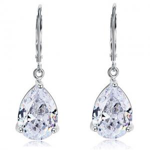 Cercei Borealy Argint 925 Simulated Diamonds Drop [0]