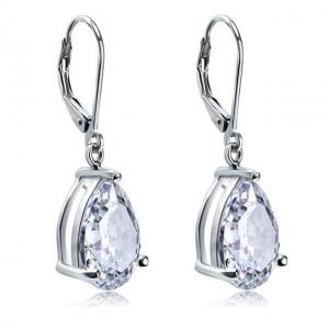 Cercei Borealy Argint 925 Simulated Diamonds Drop [2]