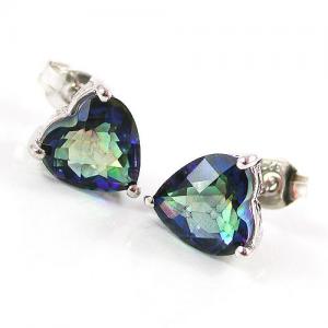 Cercei si Colier Love Mistic Topaz 14 carate Argint 925 [3]