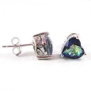 Cercei si Colier Love Mistic Topaz 14 carate Argint 925 [6]