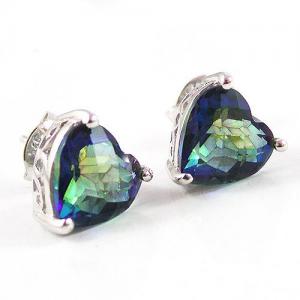 Cercei si Colier Love Mistic Topaz 14 carate Argint 925 [7]