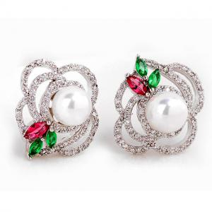 Cercei Borealy Perla Rose Flower [0]