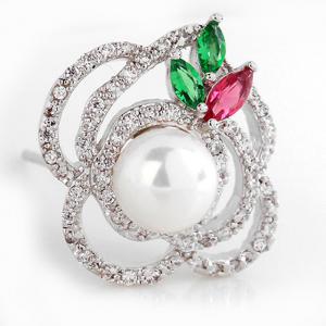 Cercei Borealy Perla Rose Flower [2]