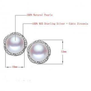 Cercei Borealy Argint 925 Perle Naturale Flower [2]