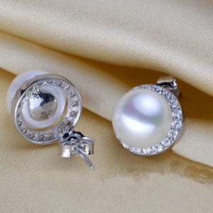 Cercei Borealy Argint 925 Perle Naturale 10 mm [2]