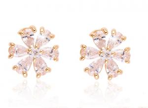 Cercei Petite Fleur Gold [0]