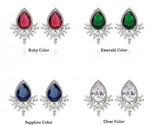 Cercei Borealy Smarald Diamond Grammy Pear Marquise [2]