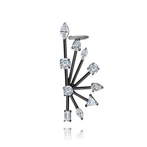 Cercel Borealy Ear Stud Cuff Gold Plated [0]