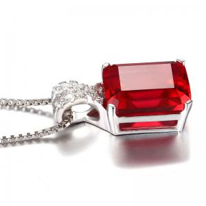 Colier Borealy Argint 925 Rubin EXtrem [2]