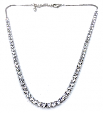 Colier Borealy Small Diamonds Tennis Classic Half [1]