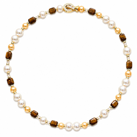 Bijuterii Sotie - Colier Elegant Perle Harmony Gold