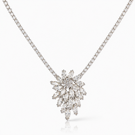 Lumière Bridal – Colier Statement cu Cristale Strălucitoare [1]