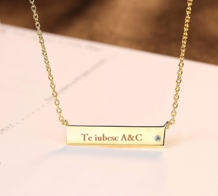 Colier Argint 925 Personalizabil Melody - Cadou Valentine's Day [0]