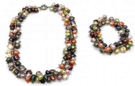 Colier si Bratara Perle Naturale Borealy Joy [0]