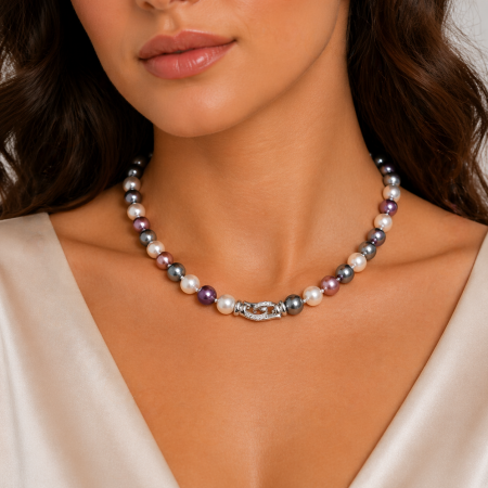 Colier Perle Glamour 2 în 1 Cadou Elegant pentru Femei [2]