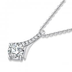 Colier Argint 925  White Dream Simulated Diamonds by Borealy [2]